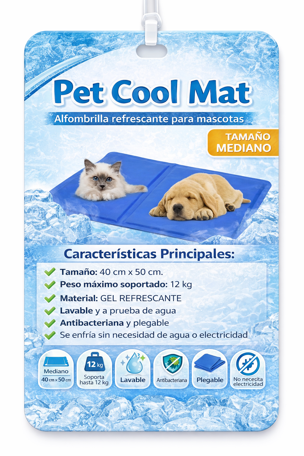 Manta Refrigerante Para Mascota 40x50