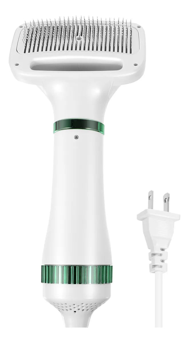 Cepillo y Secador de Mascotas 2 En 1